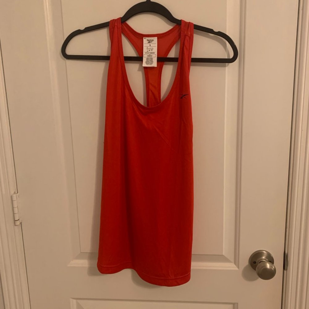 Reebok Red Athletic Tank Top